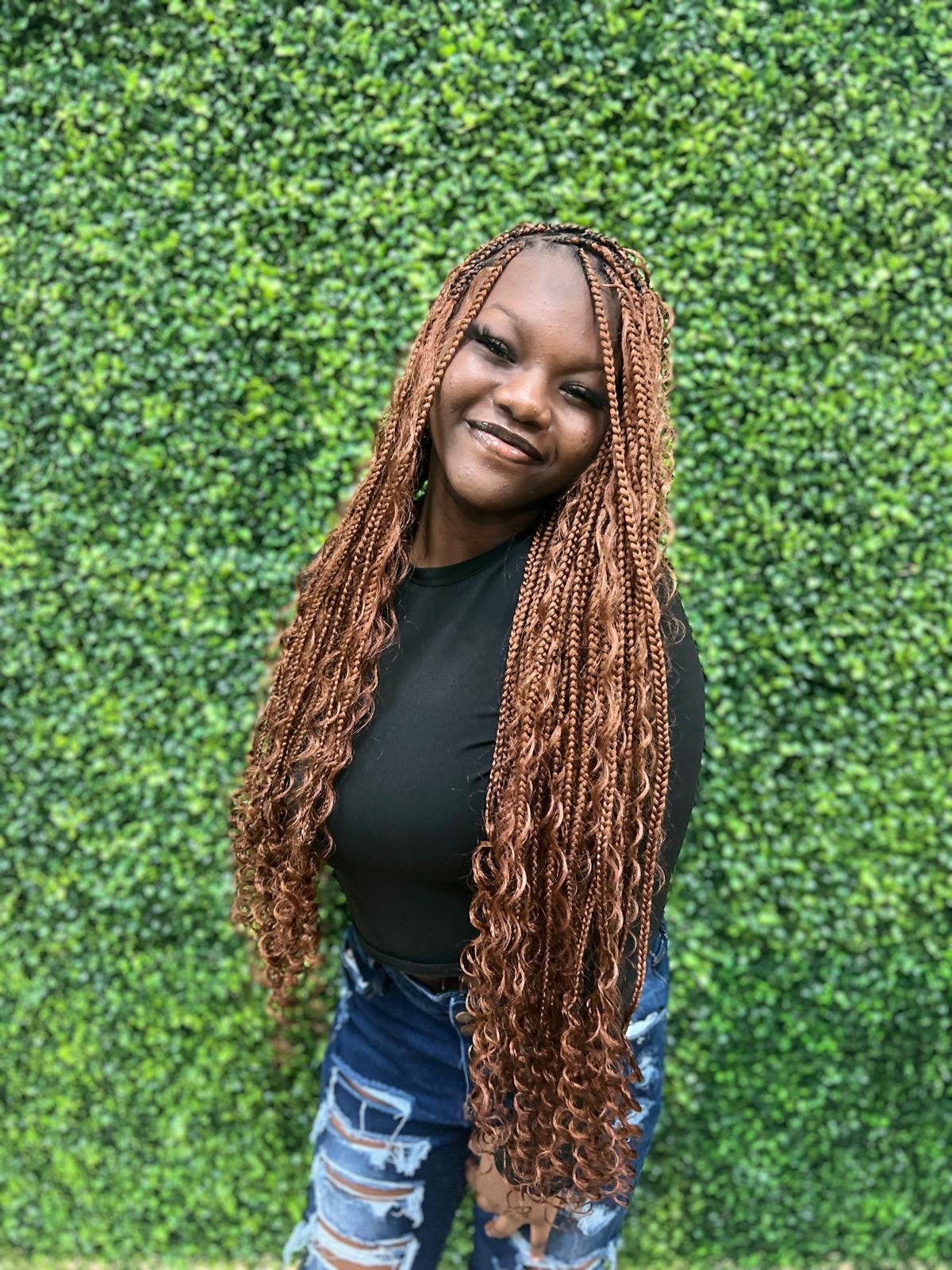 Knotless Boho Style 50